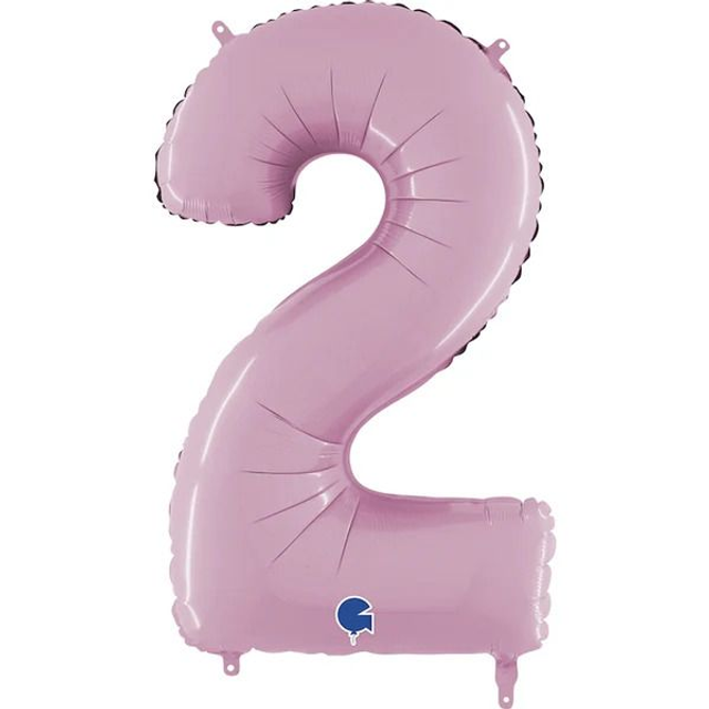 9FT BANNER HAPPY 2ND BIRTHDAY BLUE HOLOGRAPHIC