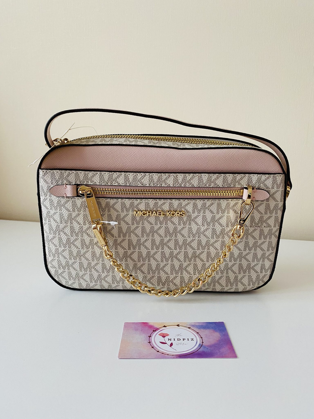 Michael Kors - Jet set travel crossbody (Powder blush)