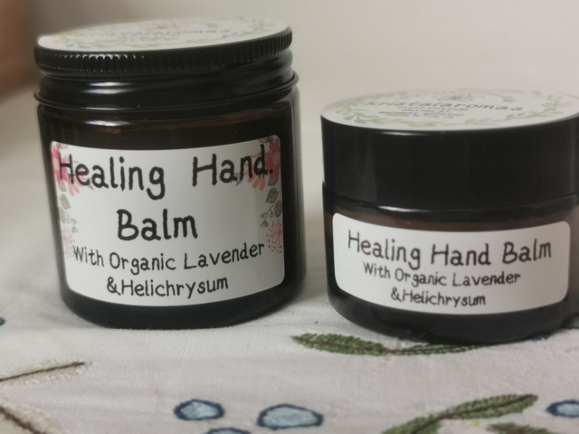 Healing Hand Balm- Organic Lavender &amp; Helichrysum  30g