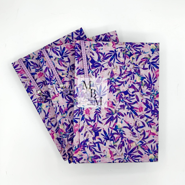 🌸 Purple Florence Clothbound Notebook (A5, 320 pages)