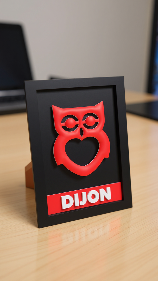 Tableau Dijon Saphichouette Noir