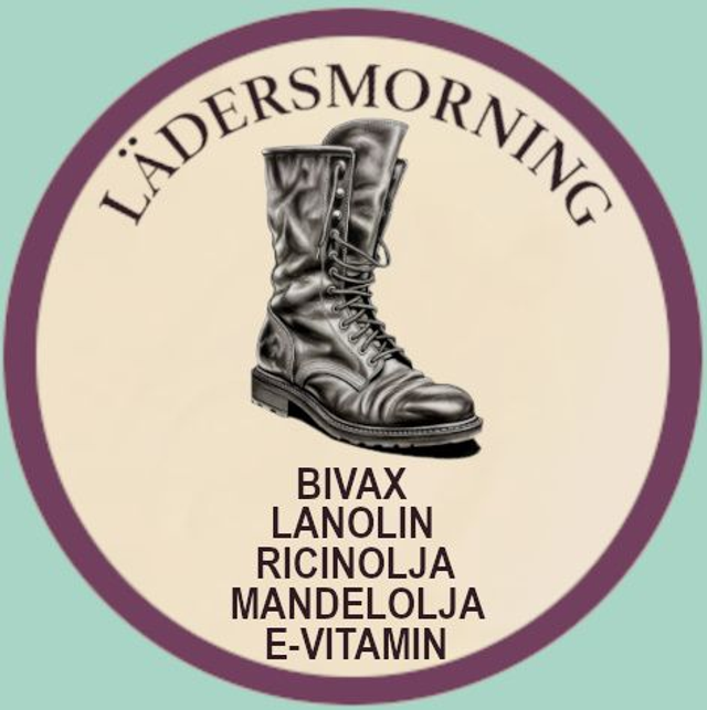 Lädersmorning med Bivax och Lanolin