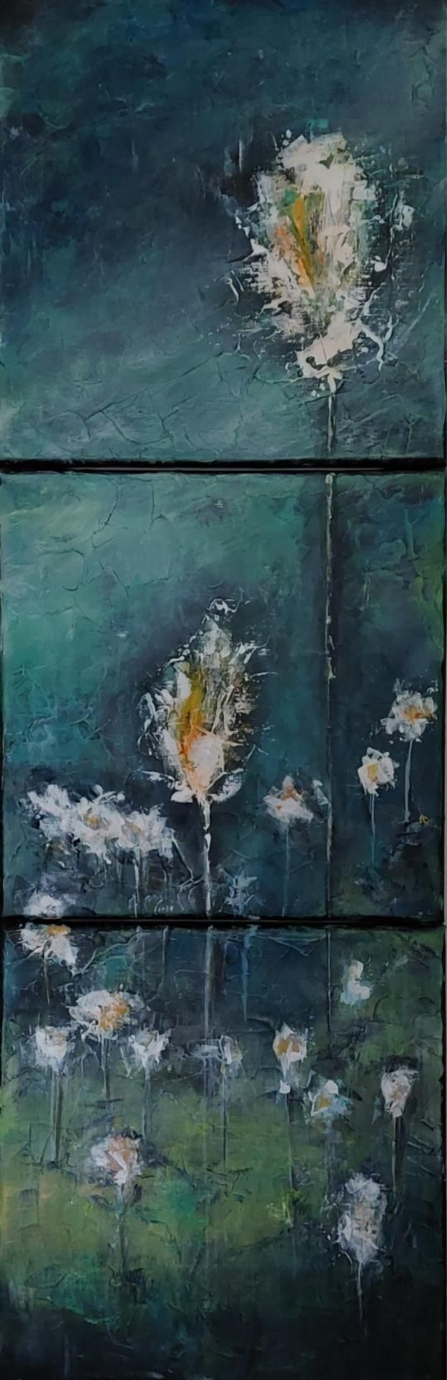 PERSISTANCE - Triptyque 30x30cm 