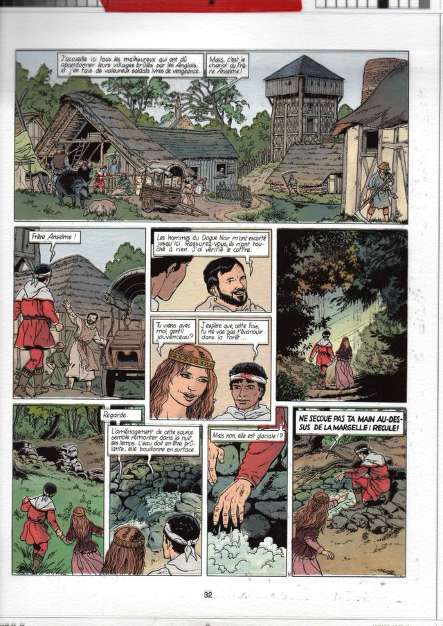 planche couleur Vasco tome 20 - pl 30 couleur+film