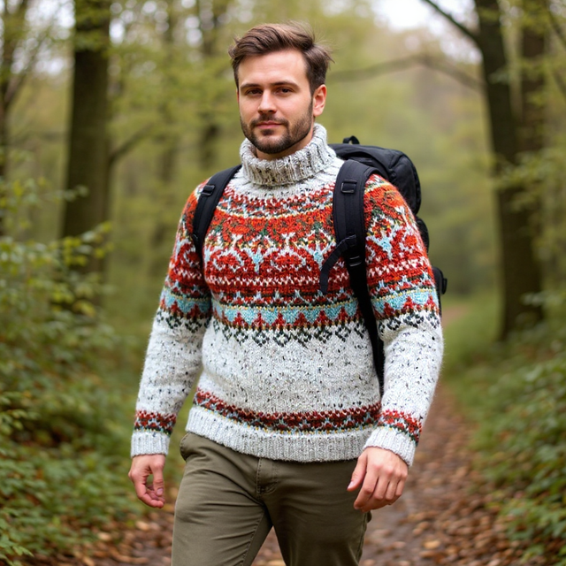 Alasuq Polar Sweater Kit - Col 01 (Original) - Wool &amp; Pattern - Linka Neumann