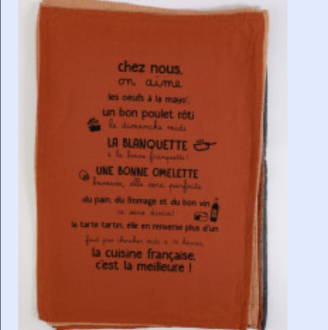 La cuisine française : torchon 
