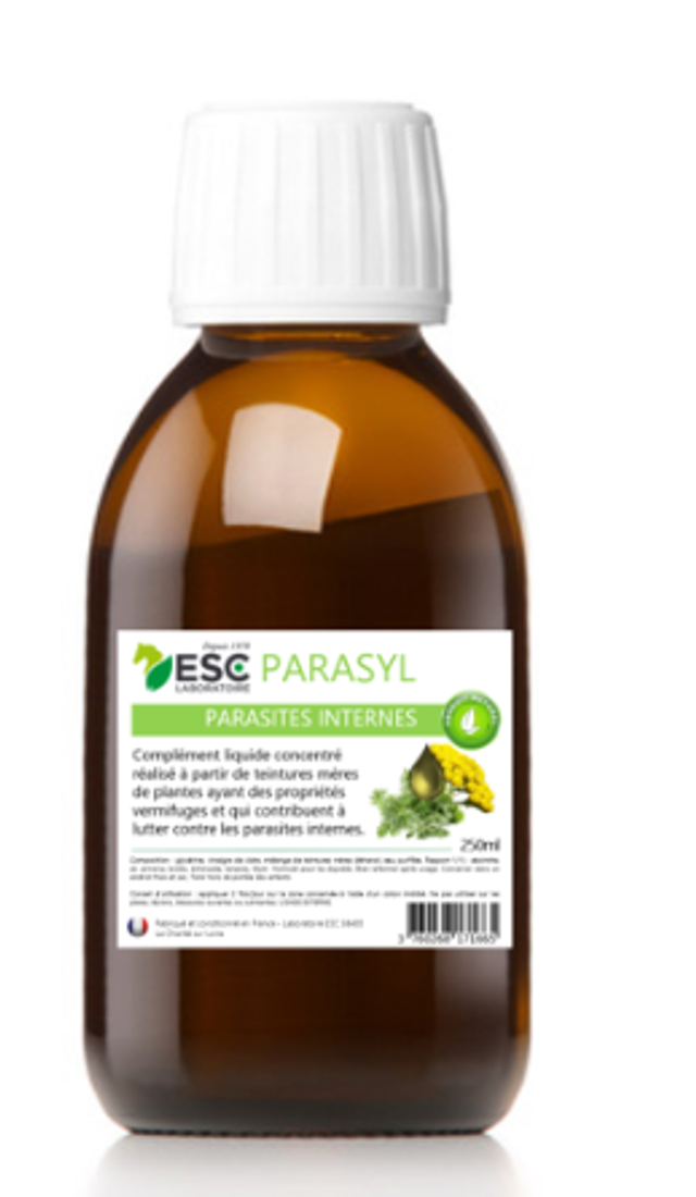 PARASYL – Parasites intestinaux cheval – Complément liquide concentré à base de teintures mères
