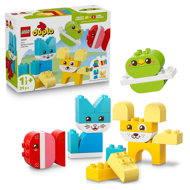 LEGO DUPLO 10477 3-in-1 Kreative Tiere