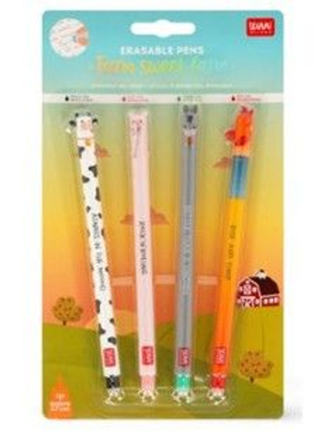 Legami löschbarer Gelstift - Farm Sweet Farm - Set of 4