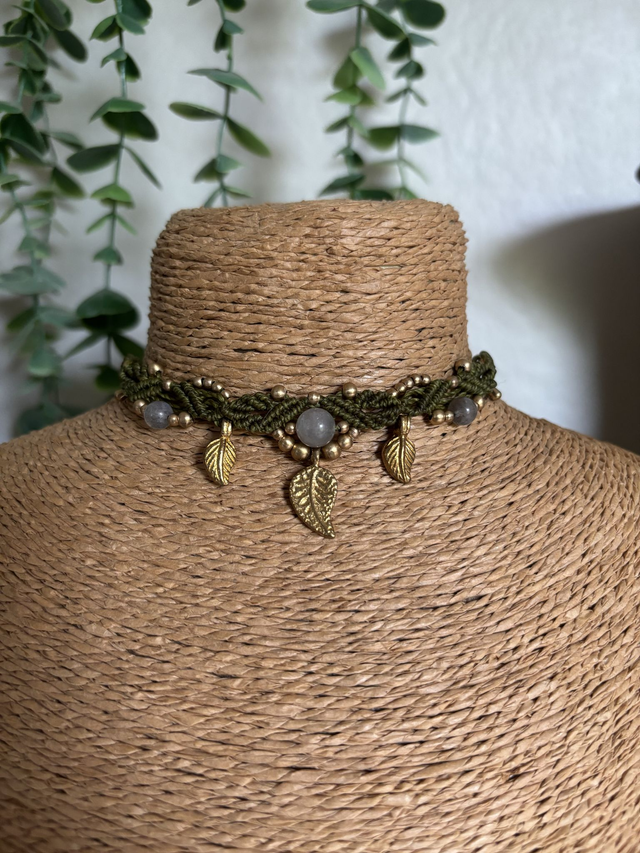 Ras de cou VERBENA DORE - Personnalisable