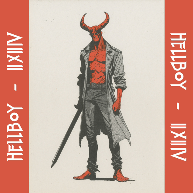 Hellboy: 2024 Edition - Risograph Print 