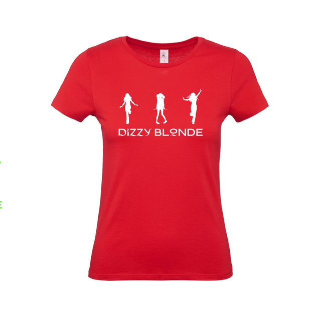 Dizzy blonde Ladies T shirt