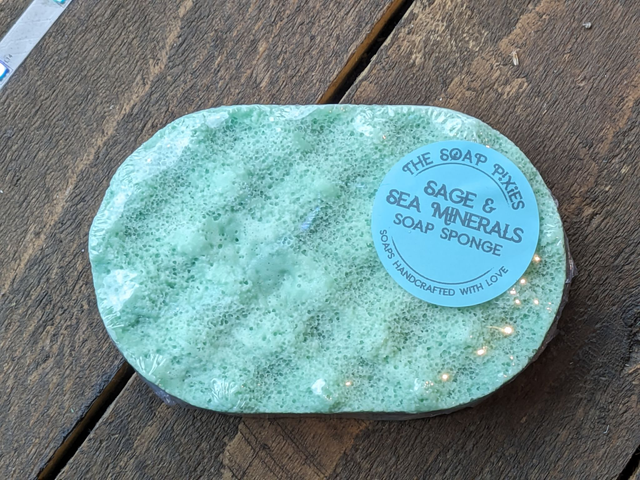 Sage &amp; Sea Minerals Soap Sponge (150g)