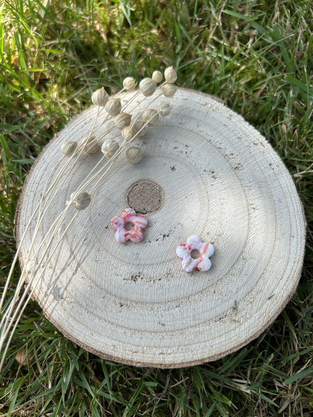 Pampilles Mini Alma mélange d’orange et de rouge. 