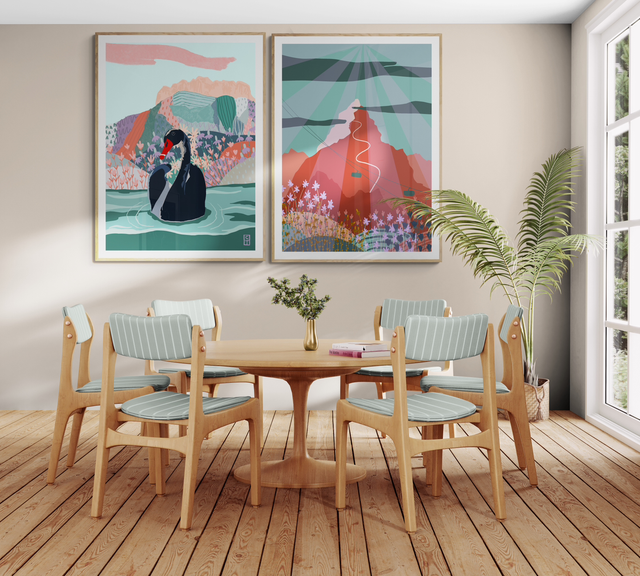 “Black swan” Lac D’Annecy Tirage Fine Art