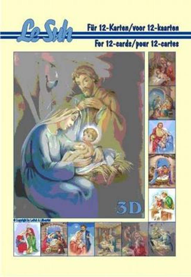 3D Boekje Kerststal (345642)