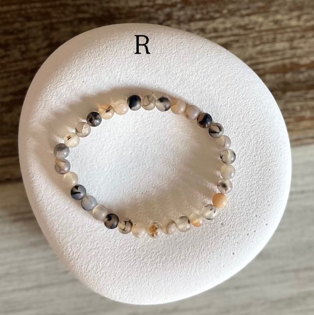 Bracelet Agate 6mm (de M à R)