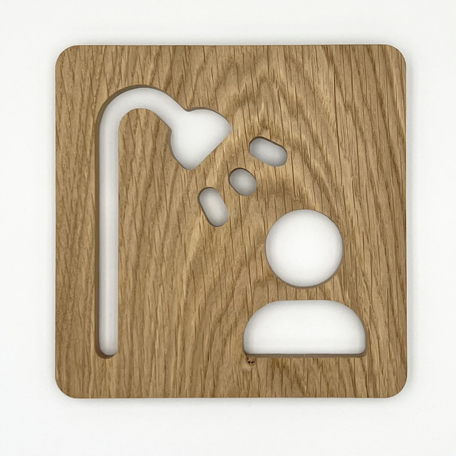 Plaque de porte pour votre salle de bain