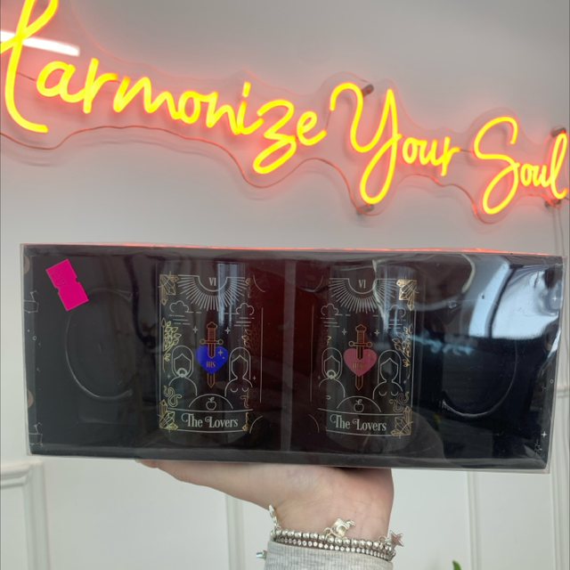 The Lovers Tarot couples mug set 