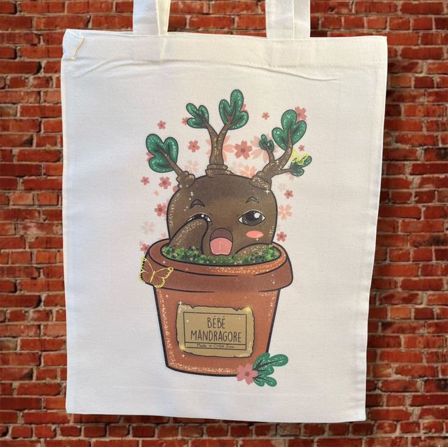 Tote bag bébé Mandragore