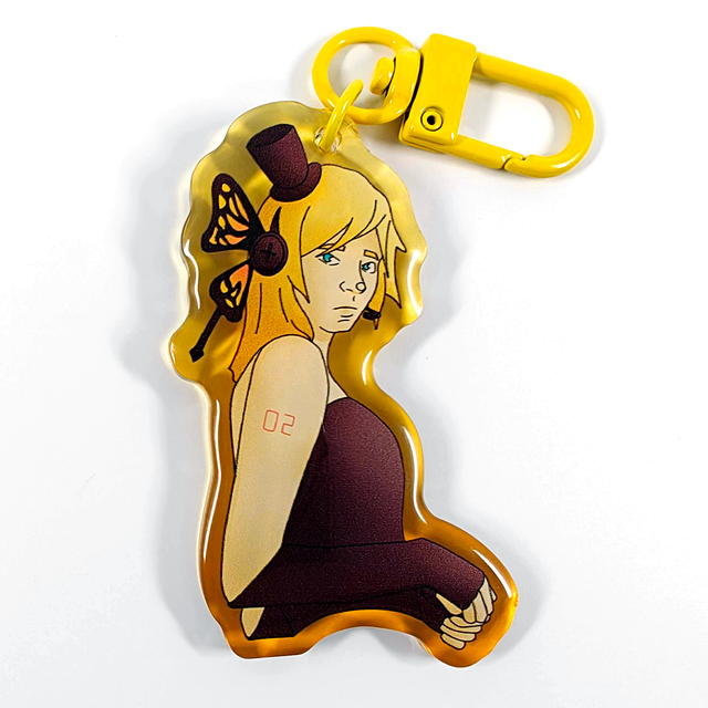 Kagamine Rin Vocaloid Keychain