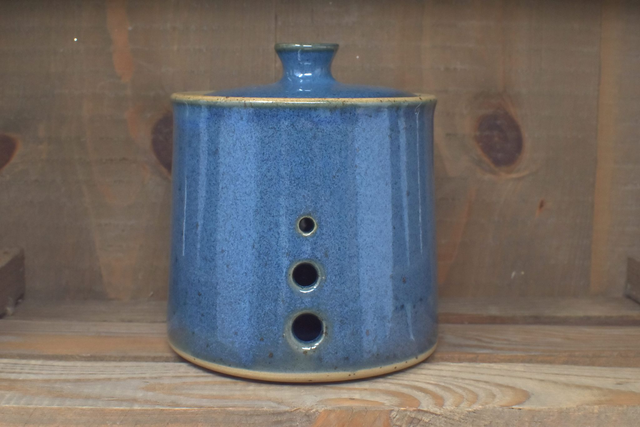 Garlic Keeper - Speckled Deep Blue