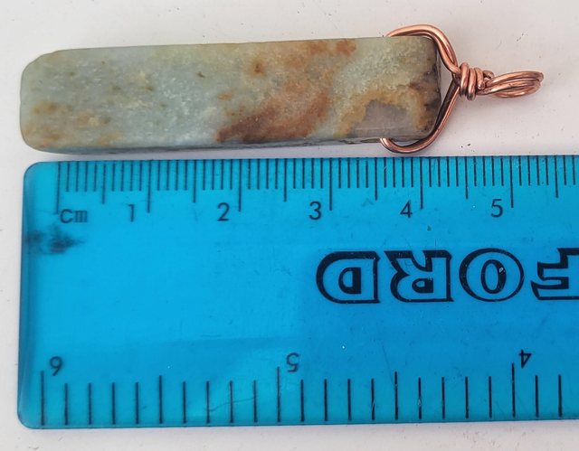 Amazonite pendant - large