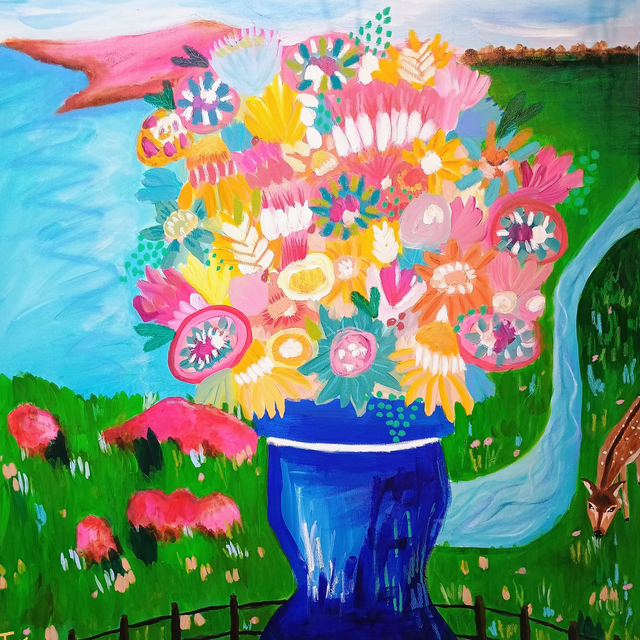 A view from a Cornish garden