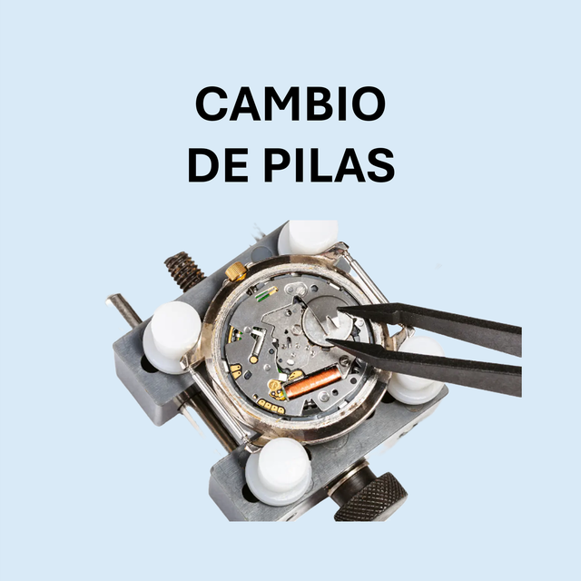 Cambio de Pilas de Reloj