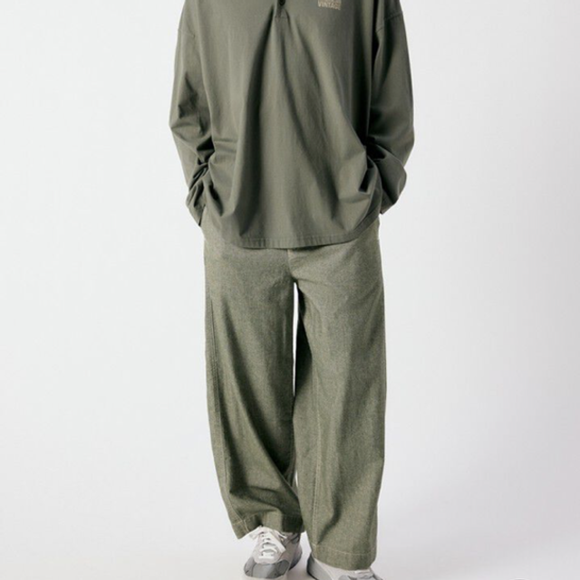 American Vintage Lofway Trousers Stone Khaki