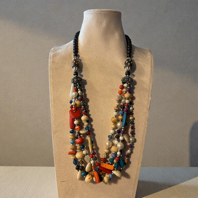 Collana vintage Ethnic 26AA-22