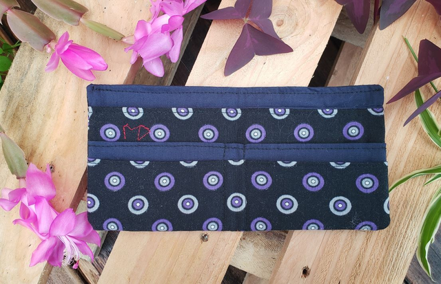 Porte-feuille sans fermeture éclair