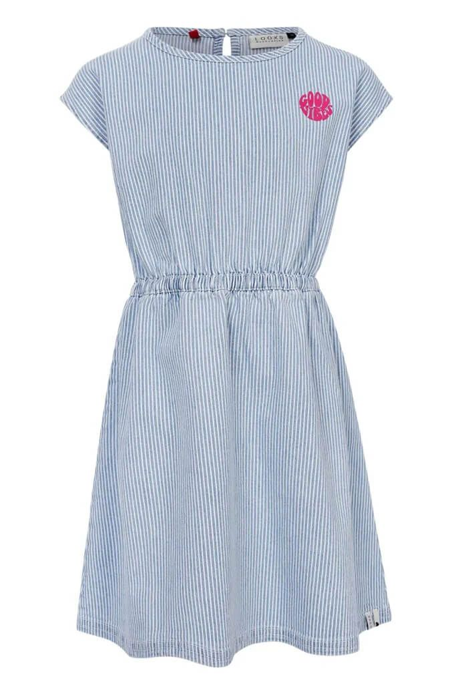 LOOXS Jurkje Denim Stripe