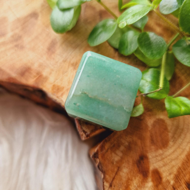 Green Aventurine Small Cube