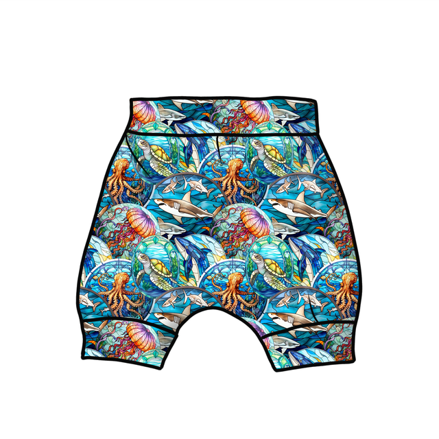 Dreamweaver 'Stained Glass Sealife' Bummies