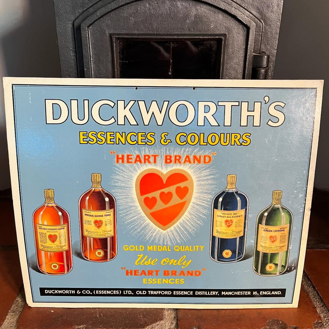 Duckworth’s Essences &amp; Colours Advertising Show Card 