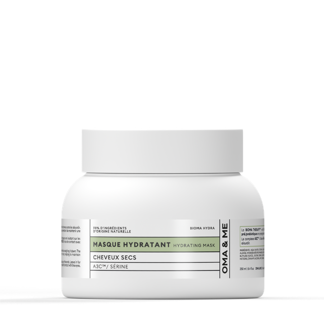 Masque Hydratant pour cheveux secs et déshydratés 