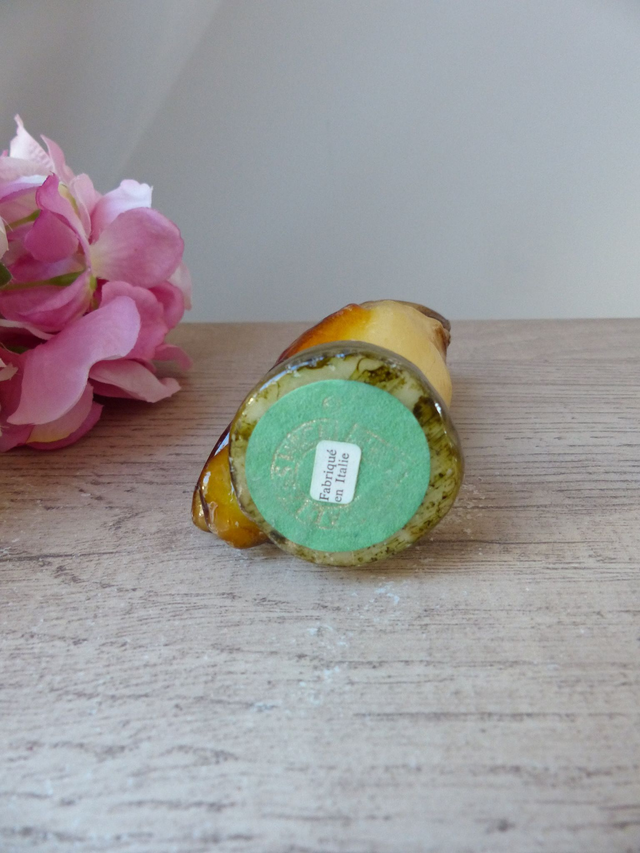 Vintage bougie animal hibou chouette Italie, Figurine hibou en cire, Bougie thème animaux de la forêt, décoration d'intérieur, cadeau ami