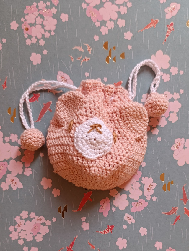 Süße gehäkelte Bärchen Tasche