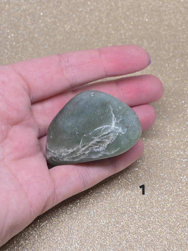 Aventurine verte forme galet