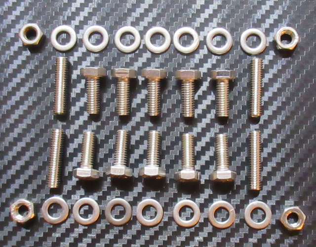 rostfreier Schraubensatz für Ölwanne Fiat Cinquecento Seicento Punto Panda, Gewicht reduziert