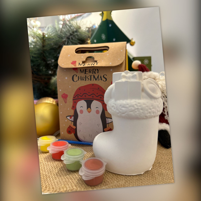 Santa’s Boot – Santa’s Sac – Christmas Present - Christmas Eve Activity – Paint Your Own