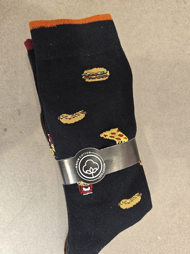 Pack Calcetines Burger, Pizzas, Papas fritas