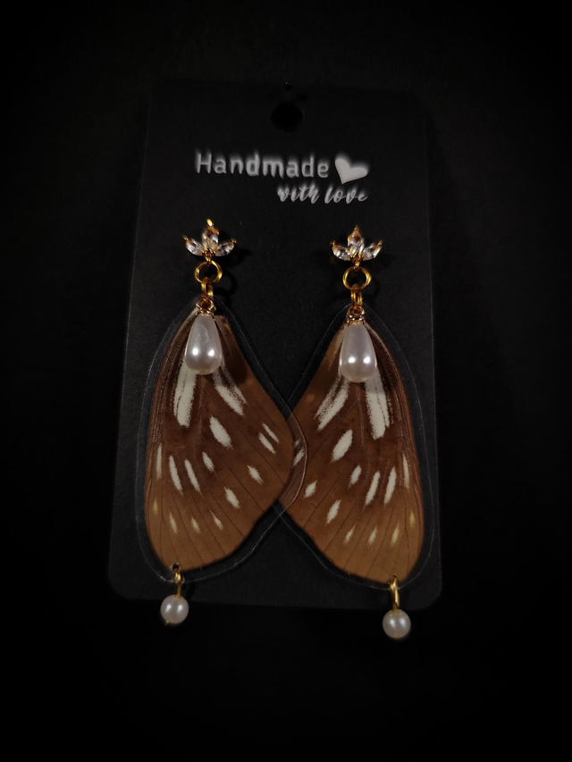 Boucles d&#039;oreilles ailes de papillon
