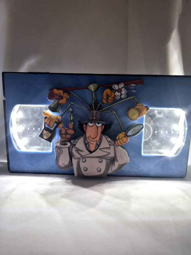 Cassette vidéo lumineuse - Inspecteur Gadget