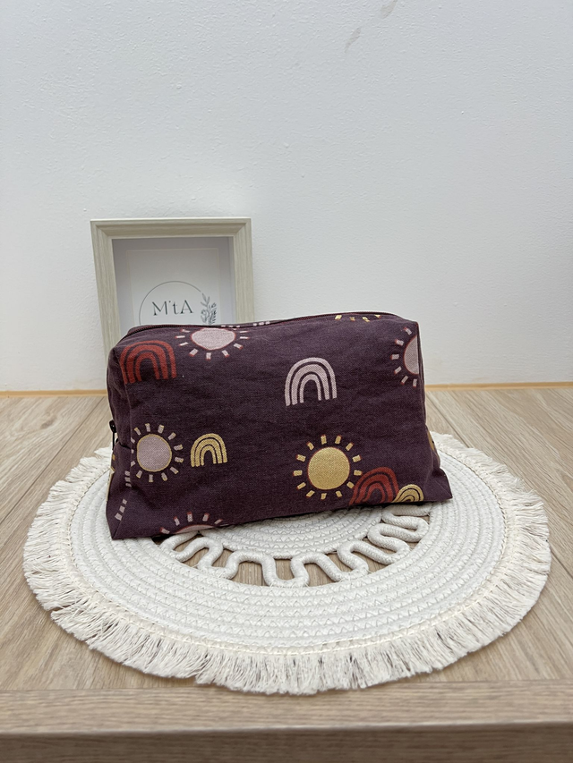 Trousse de toilette Arc-en-Ciel Prune