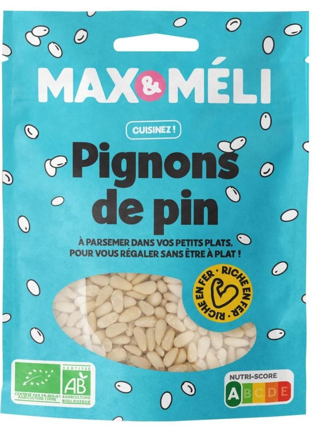 Pignons de Pin Décortiqués Bio 125g | Max &amp; Méli