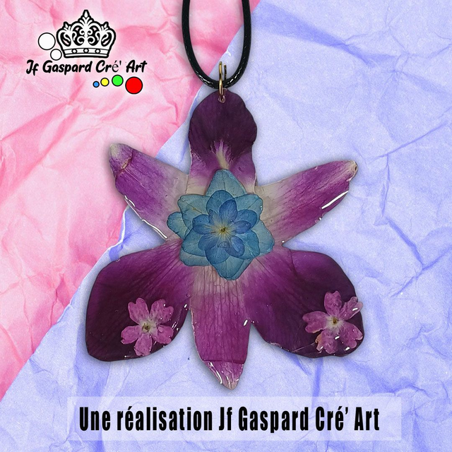 Collier 🌺 "Amulette Végétale"