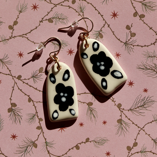 Boucles d’oreilles en céramique