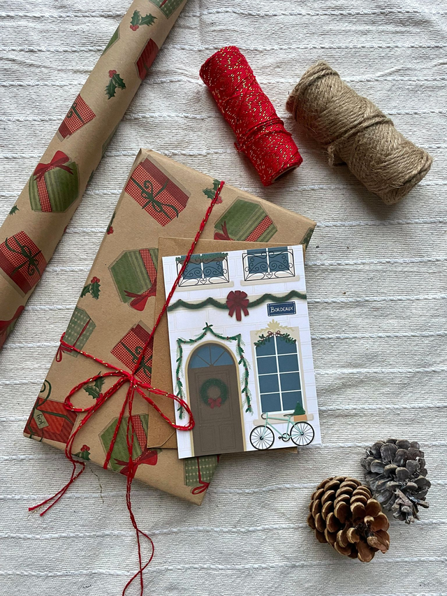 Noël - Façade de Bordeaux Carte